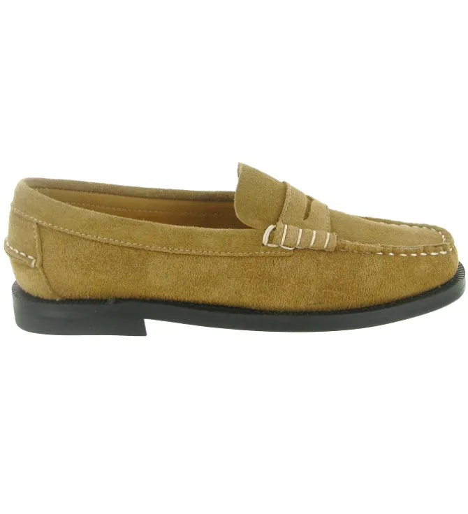 mocassins - Bateau - femme - Nubuck - Beige - Sebago