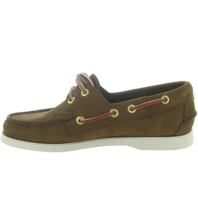 mocassins - Bateau - femme - Nubuck - Chestnut - Sebago