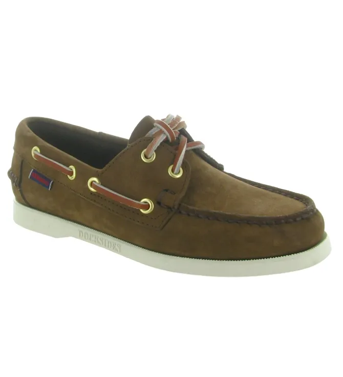mocassins - Bateau - femme - Nubuck - Chestnut - Sebago