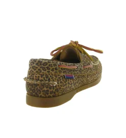 mocassins - Bateau - femme - Nubuck - Léopard - Sebago