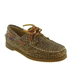 mocassins - Bateau - femme - Nubuck - Léopard - Sebago