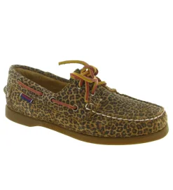 mocassins - Bateau - femme - Nubuck - Léopard - Sebago
