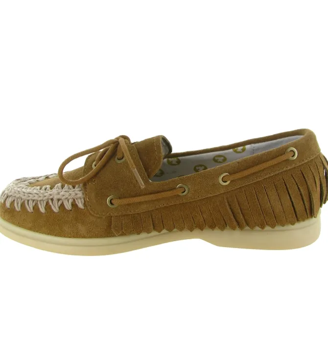 mocassins - Bateau - femme - Nubuck - Chestnut - Mou