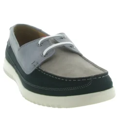 mocassins - Bateau - homme - Cuir - Bleu - Mephisto