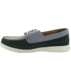 mocassins - Bateau - homme - Cuir - Bleu - Mephisto