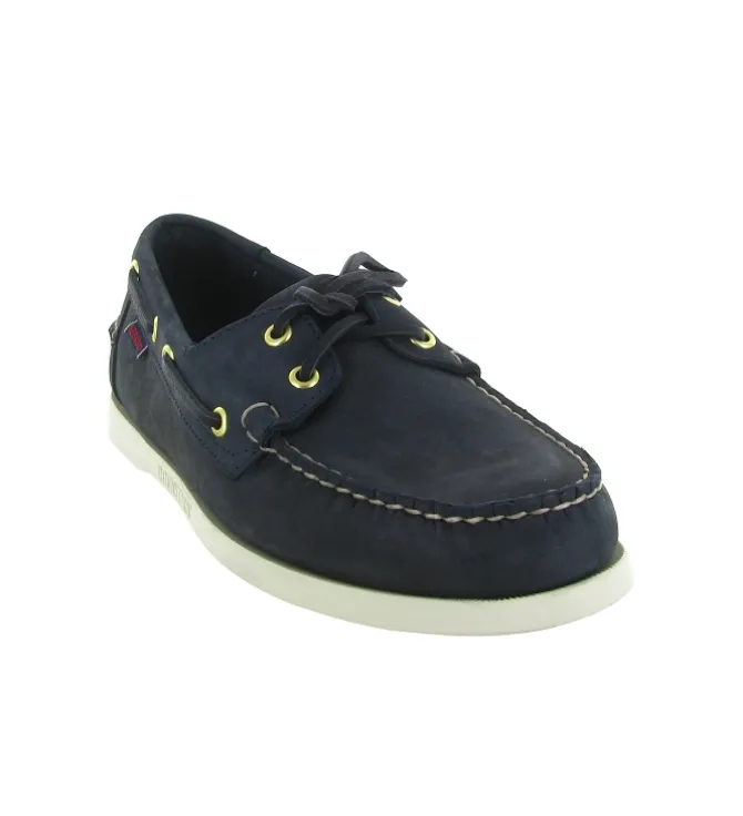 mocassins - Bateau - homme - Cuir - Bleu Marine - Sebago