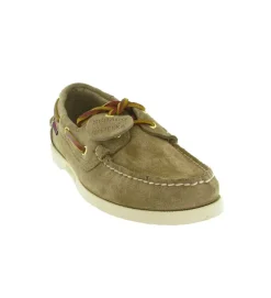 mocassins - Bateau - homme - Cuir - Camel - Sebago