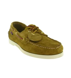 mocassins - Bateau - homme - Cuir - Chestnut - Sebago
