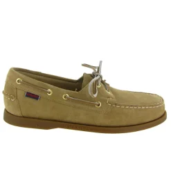 mocassins - Bateau - homme - Cuir - Gris - Sebago