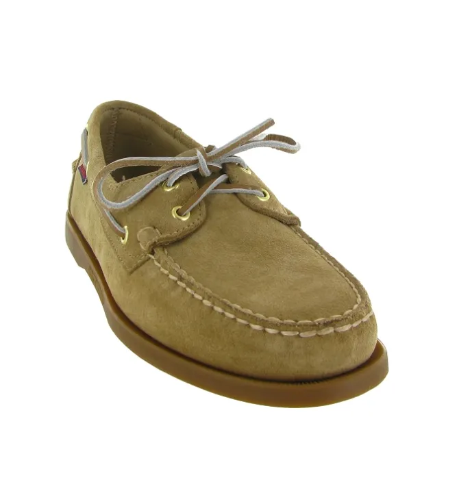 mocassins - Bateau - homme - Cuir - Gris - Sebago