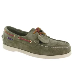 mocassins - Bateau - homme - Cuir - Kaki - Sebago