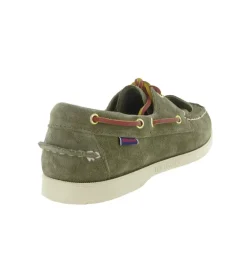 mocassins - Bateau - homme - Cuir - Kaki - Sebago