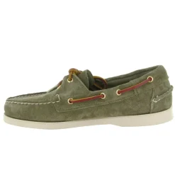 mocassins - Bateau - homme - Cuir - Kaki - Sebago