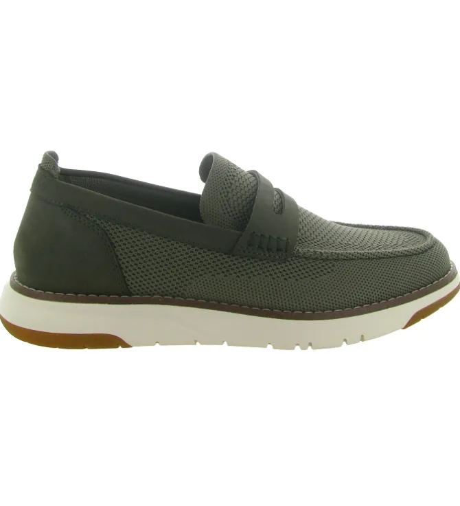 mocassins - Bateau - homme - Cuir - Kaki - Schmoove
