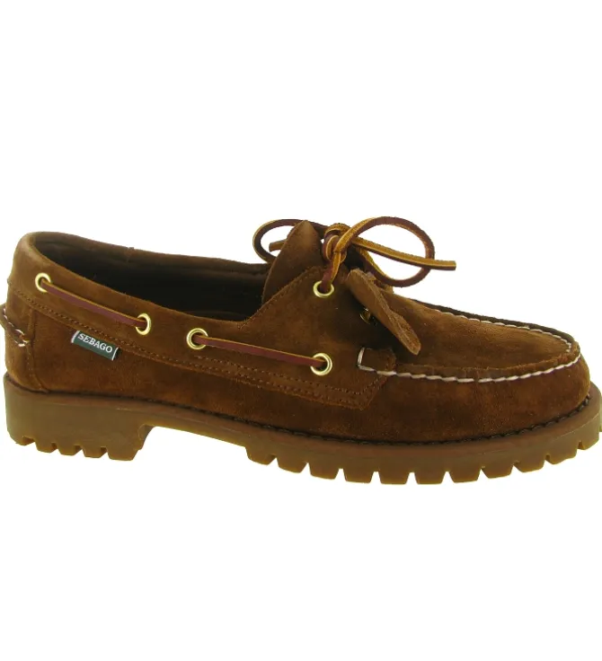 mocassins - Bateau - homme - Nubuck - Marron - Sebago
