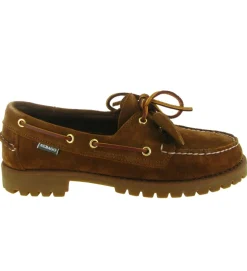 mocassins - Bateau - homme - Nubuck - Marron - Sebago