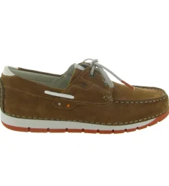 mocassins - Bateau - homme - Nubuck - Chestnut - Fluchos