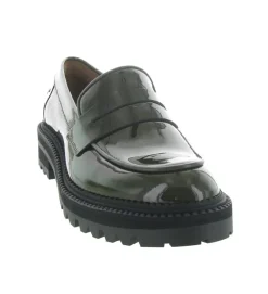 mocassins - Compensé - femme - Cuir - Vert - Billi bi