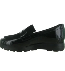 mocassins - Compensé - femme - Cuir - Noir - Mephisto