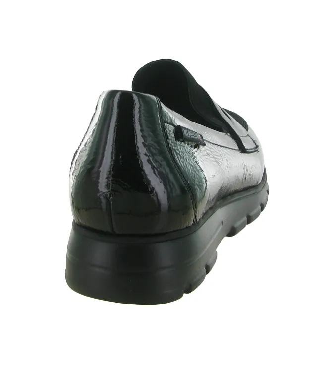 mocassins - Compensé - femme - Cuir - Noir - Mephisto