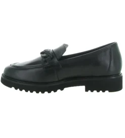 mocassins - Compensé - femme - Cuir - Noir - Mephisto