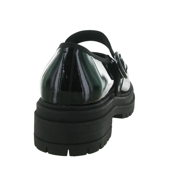 mocassins - Compensé - femme - Cuir - Noir - Repetto