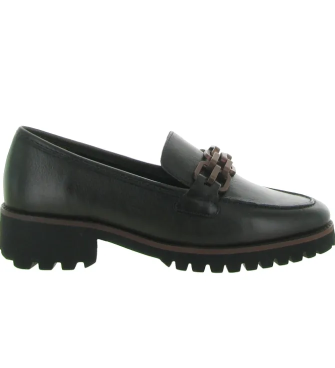 mocassins - Compensé - femme - Cuir - Kaki - Ara
