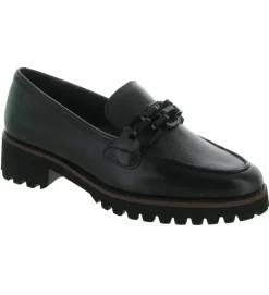 mocassins - Compensé - femme - Cuir - Noir - Ara