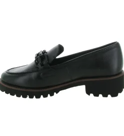 mocassins - Compensé - femme - Cuir - Noir - Ara