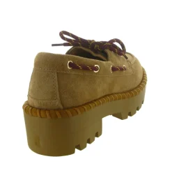 mocassins - Compensé - femme - Nubuck - Marron - Colors of california