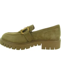 mocassins - Compensé - femme - Nubuck - Marron - Julie dee