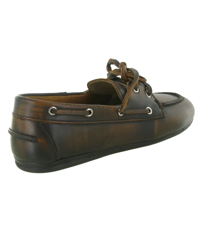 mocassins - Décontracté - femme - Cuir - Marron - Posa