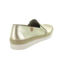 mocassins - Décontracté - femme - Cuir - Or - Verbenas