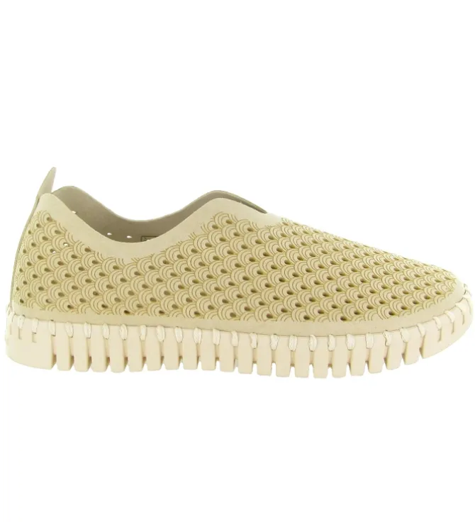 mocassins - Décontracté - femme - Nylon - Beige - Ilse jacobsen
