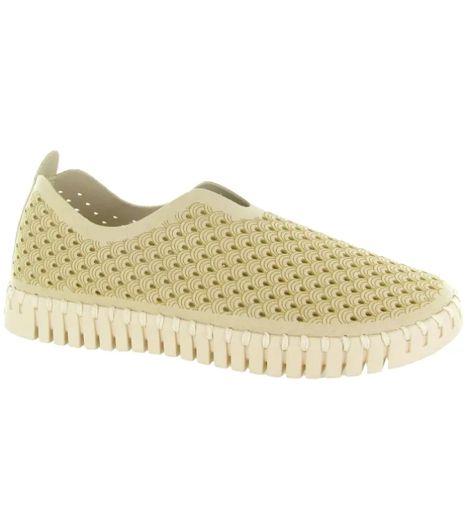 mocassins - Décontracté - femme - Nylon - Beige - Ilse jacobsen