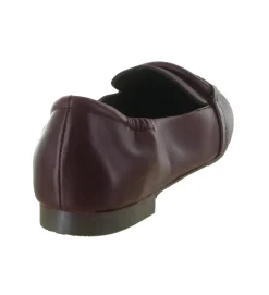 mocassins - Elégant - femme - Cuir - Bordeaux - La vitrina
