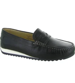 mocassins - Elégant - femme - Cuir - Bleu - Ara