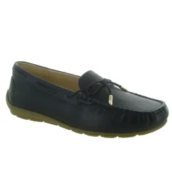 mocassins - Elégant - femme - Cuir - Bleu Marine - Ara