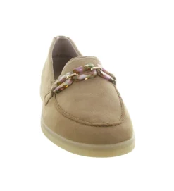 mocassins - Elégant - femme - Cuir - Beige - Remonte