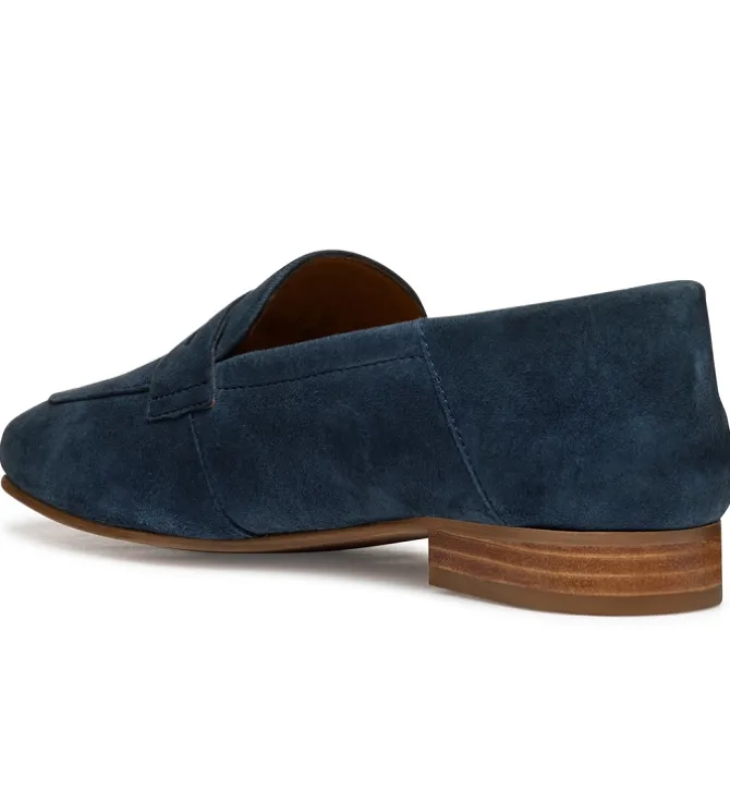 mocassins - Elégant - femme - Cuir - Bleu Marine - Geox