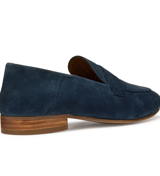 mocassins - Elégant - femme - Cuir - Bleu Marine - Geox