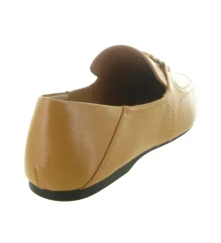 mocassins - Elégant - femme - Cuir - Beige - Bibi lou