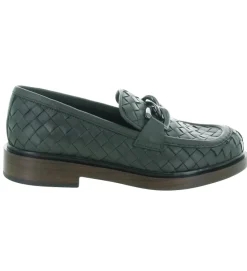 mocassins - Elégant - femme - Cuir - Kaki - Pons quintana