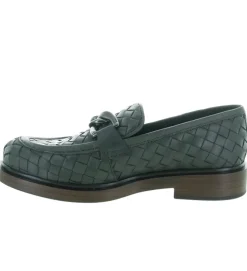 mocassins - Elégant - femme - Cuir - Kaki - Pons quintana