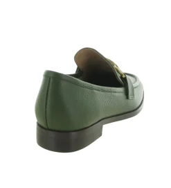 mocassins - Elégant - femme - Cuir - Kaki - Bibi lou