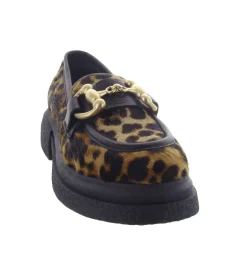 mocassins - Elégant - femme - Cuir - Léopard - Semerdjian