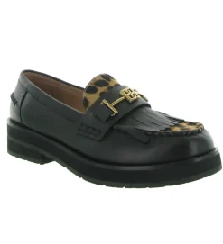 mocassins - Elégant - femme - Cuir - Léopard - Bibi lou