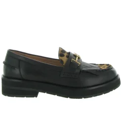 mocassins - Elégant - femme - Cuir - Léopard - Bibi lou