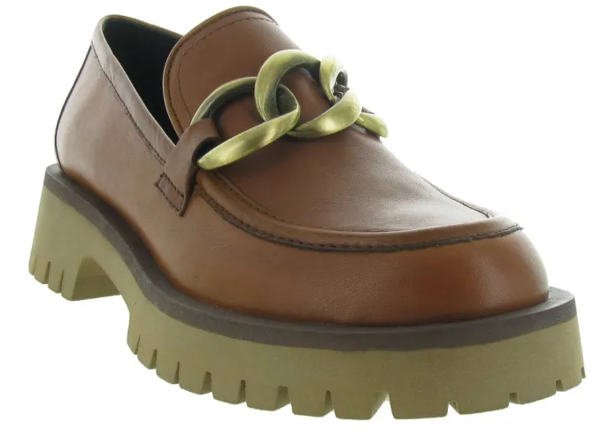 mocassins - Elégant - femme - Cuir - Marron - Bruno premi