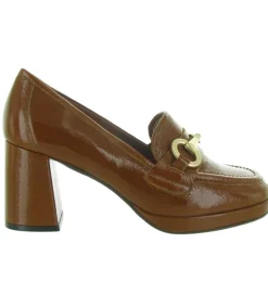 mocassins - Elégant - femme - Cuir - Marron - Julie dee